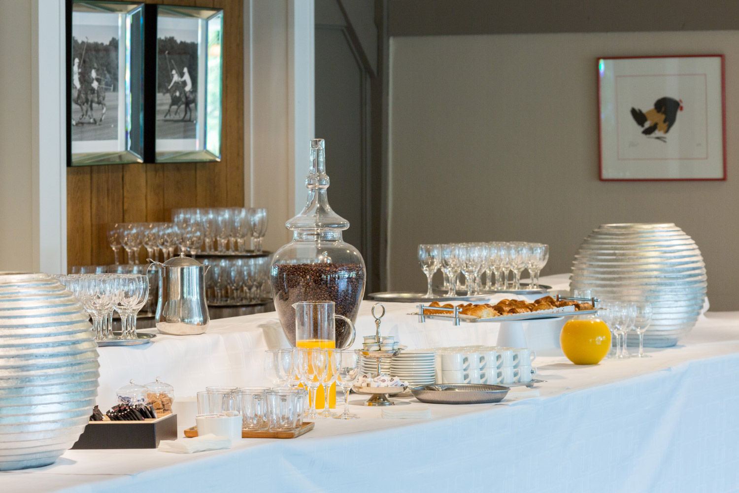 accueil café séminaire, petit déjeuner