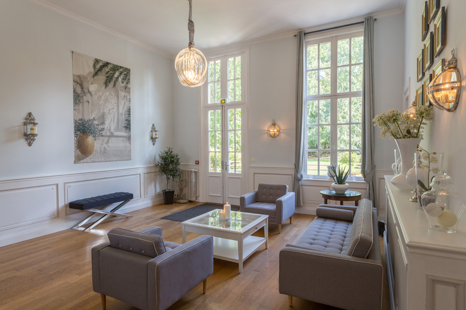 les salons du Château de Prémesques, lieu idéal pour vos réunions d'entreprises