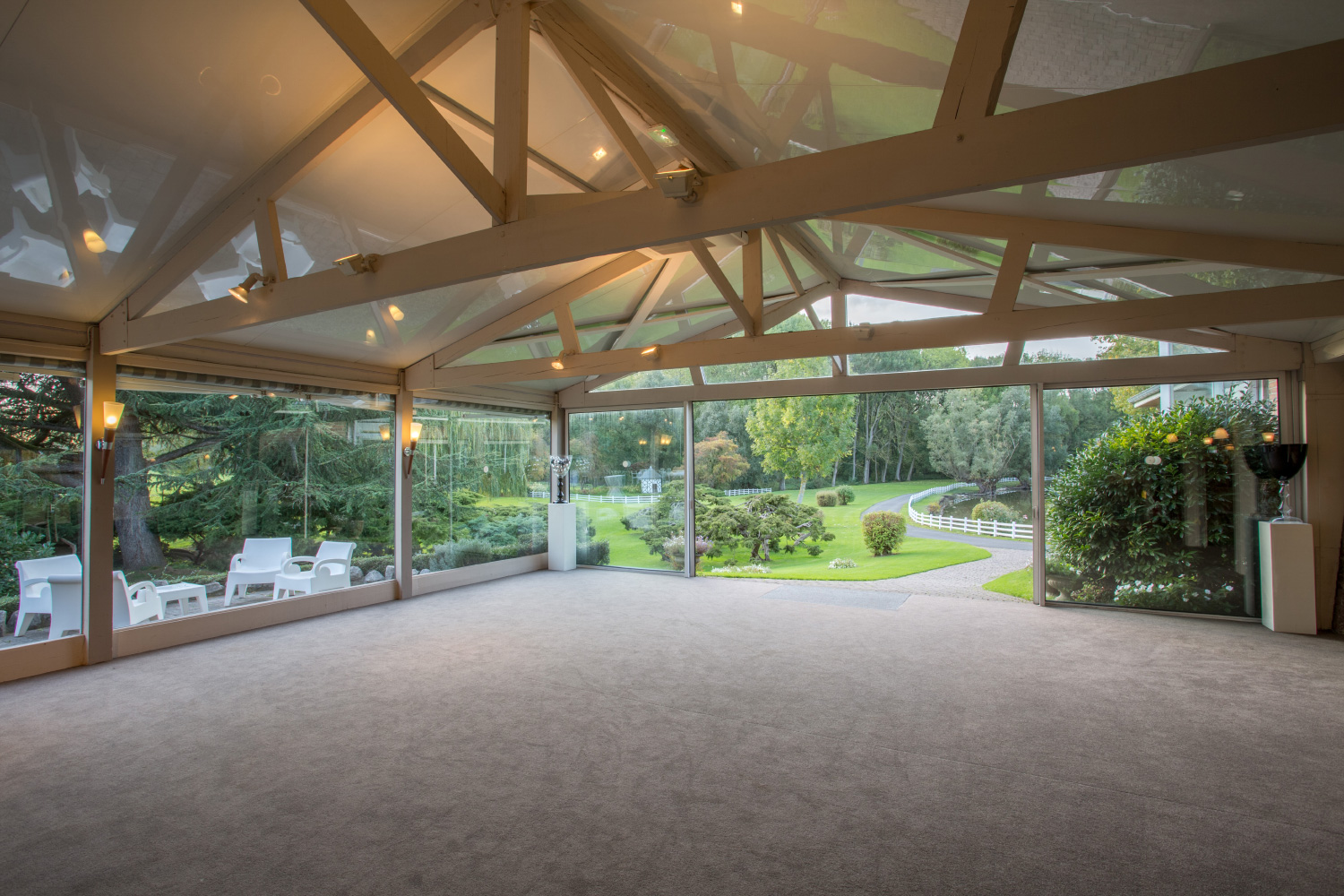 Véranda en style Showroom