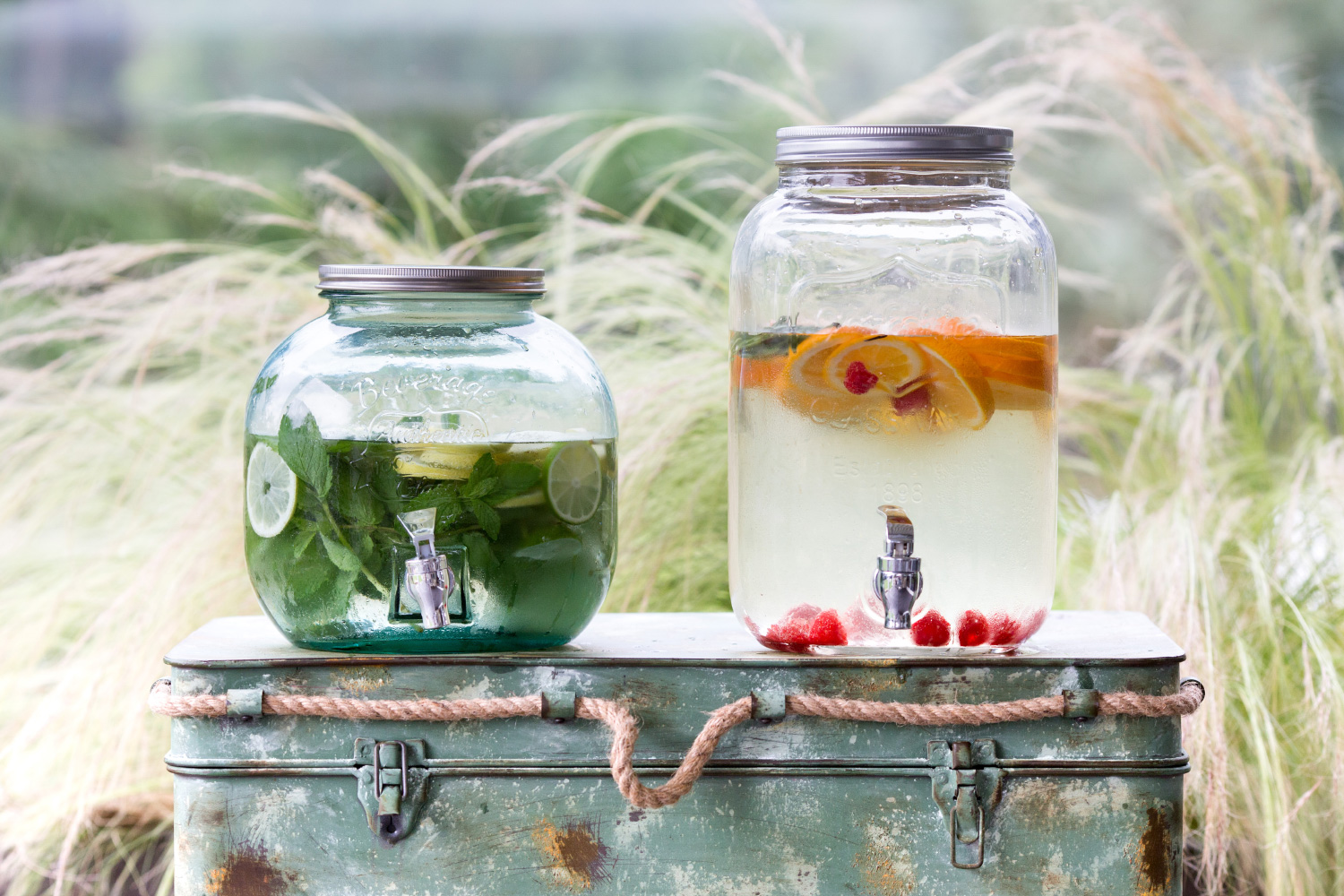 rafraichissement Jarre d'eau aromatisée aux fruits